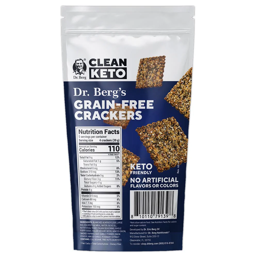 Dr. Berg’s Grain-Free Crackers 3-Pack - Image 4