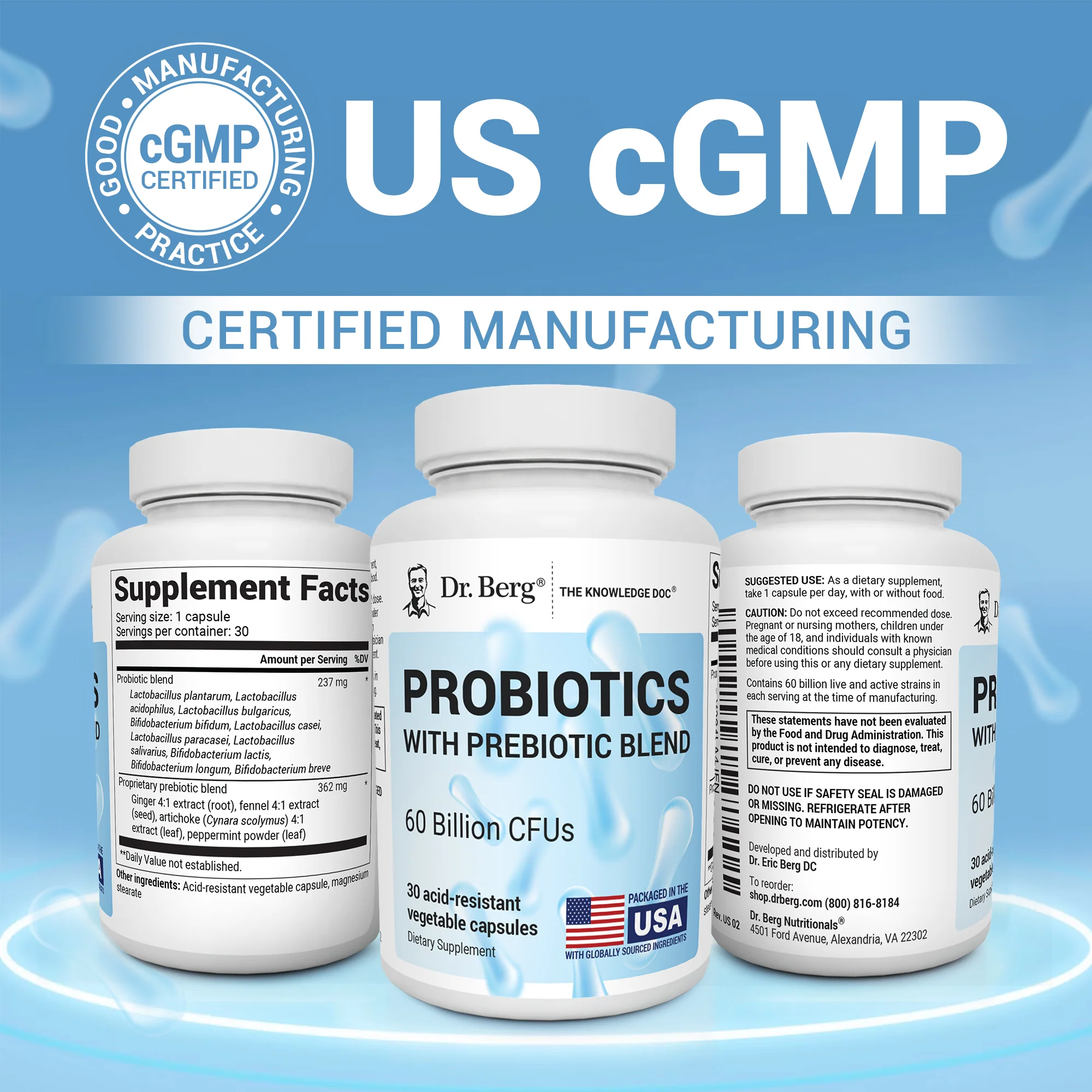 Dr. Berg Probiotics with Prebiotic Blend - Image 11